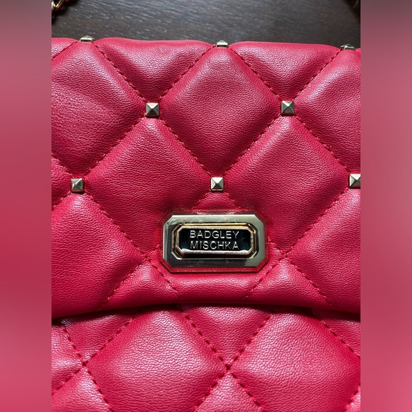 Badgley Mischka quilted shoulder bag - Picture 7 of 8